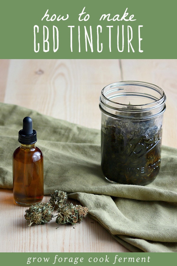 A dropper bottle of CBD tincture and a mason jar of cannabis infused oil.